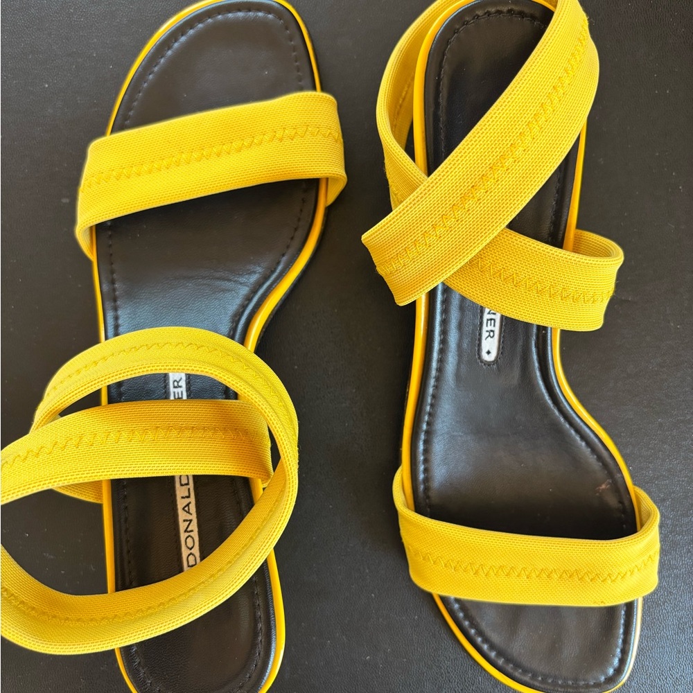 Donald J. Pliner Yellow Sandals